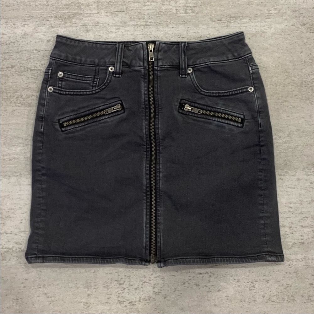 American Eagle Outfitters Super Stretch X Zip Up Skirt